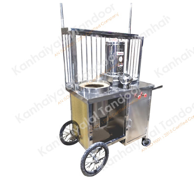 Stainless Steel Tandoori Chai Cart